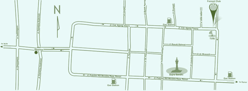 Forrest Club at Suicide Glam Renon Map